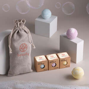 Bath and Body Gifts - Luxury Bath Bombs 3 Piece Set