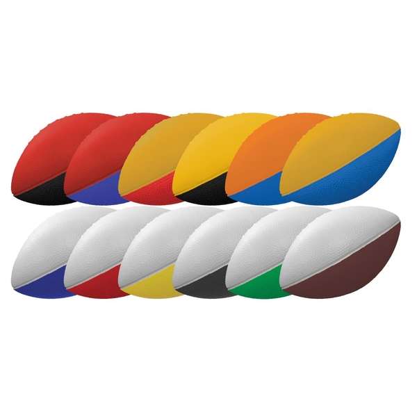 7" TwoToned Foam Footballs Deluxe