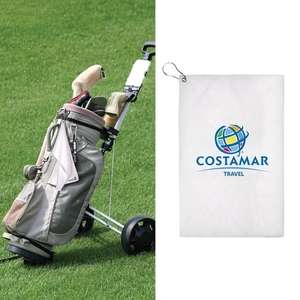 Golf Towels - 17x11 Sublimated Golf Towel - 200GSM