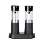 LuxGrind Rechargeable Salt & Pepper Mill Black
