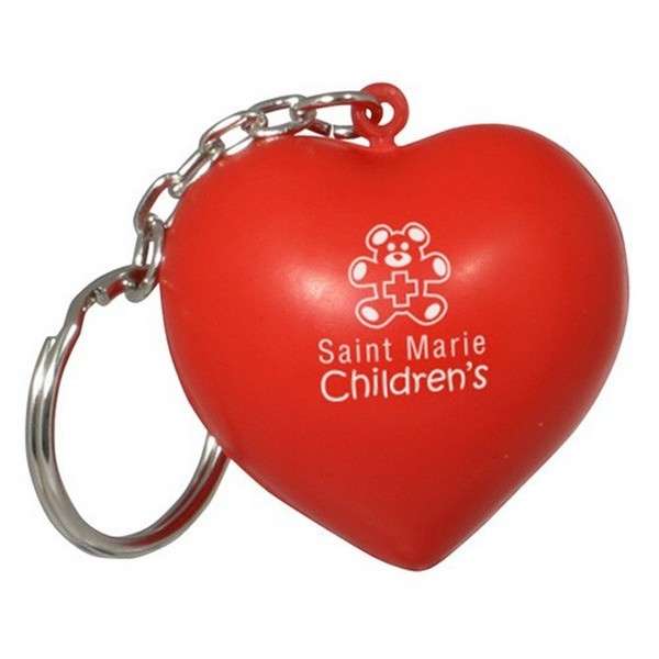 heart key keychain