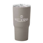 20oz Soft Touch Stainless Steel Vacuum Tumbler with Lid Gray