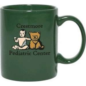 Custom Promotional Vitrified C-Handle Mug - 11 oz. Colors