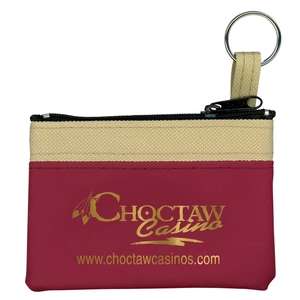 Bags - Key Ring Zippered Classic Pouch