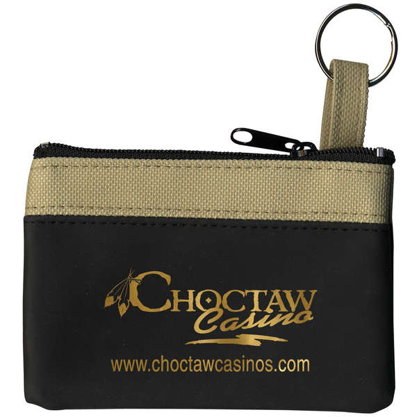 Key Ring Zippered Classic Pouch Deluxe