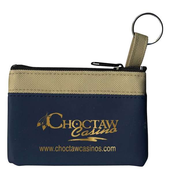 Key Ring Zippered Classic Pouch Deluxe
