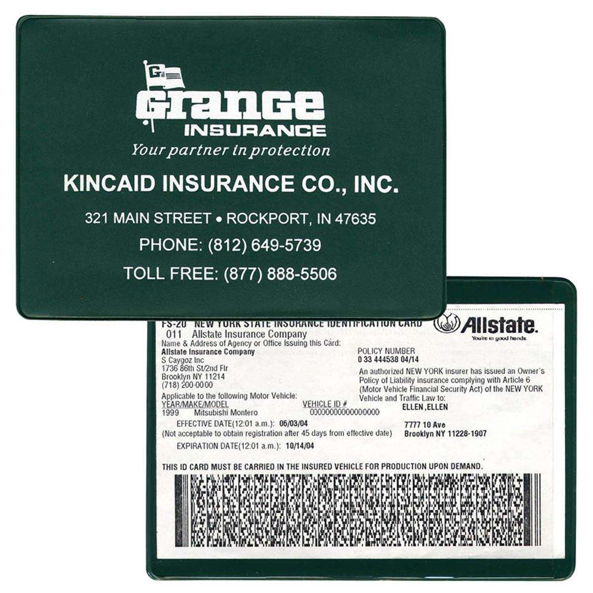Insurance Card Holder Deluxe