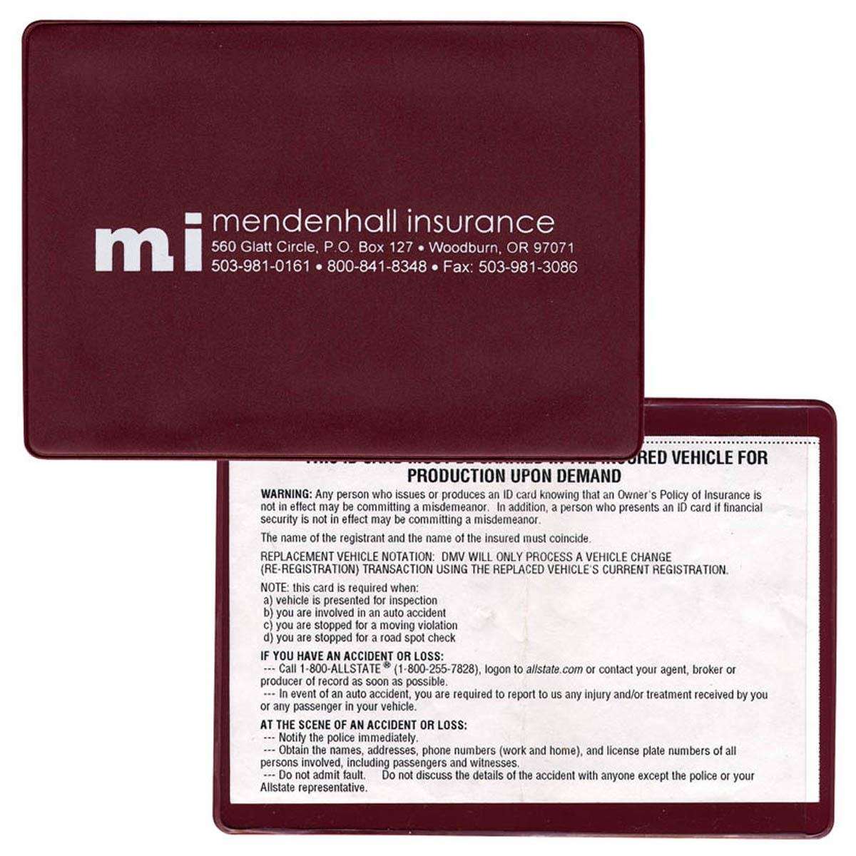 Insurance Card Holder Deluxe