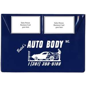 Journals and Day Planners - Document Case with Two Pockets on the Flap