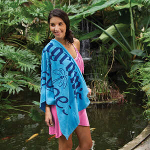 Custom Promotional 6.5 lb./doz. Small Colored Beach Towel