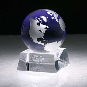 Awards and Recognition - Firmada II Blue Crystal Globe