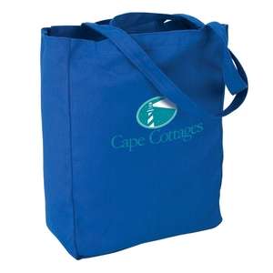 Custom Promotional Soverna Colored Canvas Tote