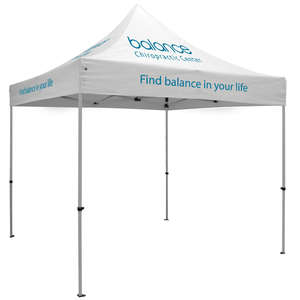 Canopy Tents - Premium 10' Square Tent (Full-Color Thermal, 8 Locations)