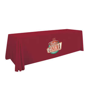 Banners, Mats and Signs - 24 Hour Quick Ship 8' Economy Table Throw (Full-Color)