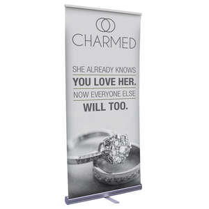 Banners, Mats and Signs - 33.5 Economy Plus Retractor Kit - No-Curl Hybrid Media