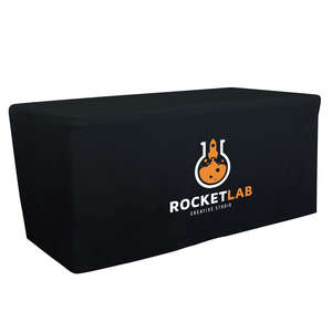 Custom Promotional 6' Fitted Table Throw (Full-Color Imprint)