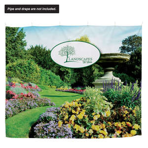 Custom Promotional 120"W x 96"H Pipe and Drape Banner Kit