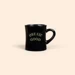 10 oz. Standard Natural Vitrified Diner Mug Black