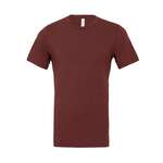 Bella + Canvas Unisex Jersey Short-Sleeve Heather T-Shirt Red, Heather Cardinal