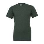 Bella + Canvas Unisex Jersey Short-Sleeve Heather T-Shirt Green, Heather Forest