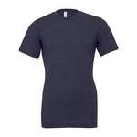 Bella + Canvas Unisex Jersey Short-Sleeve Heather T-Shirt Blue, Mid Navy Heather