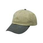 Optimum Pigment-Dyed Dad Hat Khaki/Charcoal