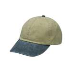Optimum Pigment-Dyed Dad Hat Khaki/Blue, Navy
