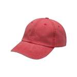 Optimum Pigment-Dyed Dad Hat Red