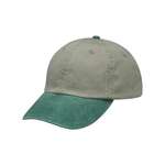 Optimum Pigment-Dyed Dad Hat Stone/Green, Forest