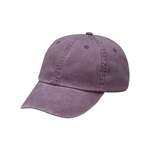 Optimum Pigment-Dyed Dad Hat Plum, Wild