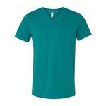 Bella + Canvas Unisex Triblend Short-Sleeve V-Neck T-Shirt Teal, Triblend