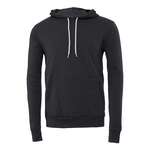 Gray, Dark Bella + Canvas Unisex Poly-Cotton Fleece Pullover Hoodie Gray, Dark
