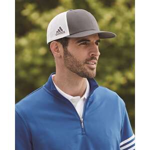 Unstructured Hats - Adidas Mesh-Back Colorblocked Cap