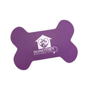 Custom Promotional Dog Bone Shaped Vinyl Mat