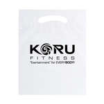 White Oxo Reusable Fold-Over Reinforced Die Cut Bag White