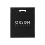 Black Oxo Reusable Fold-Over Reinforced Die Cut Bag Black