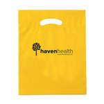 12" x 16" x 3" Oxo Reusable Fold-Over Reinforced Die Cut Bag Yellow (PMS-Yellow C)