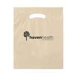 12" x 16" x 3" Oxo Reusable Fold-Over Reinforced Die Cut Bag Ivory