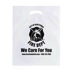 12" x 16" x 3" Oxo Reusable Fold-Over Reinforced Die Cut Bag White