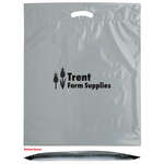 18" x 22" x 3" Oxo Reusable Fold-Over Reinforced Die Cut Bag Gray
