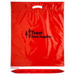 18" x 22" x 3" Oxo Reusable Fold-Over Reinforced Die Cut Bag Red