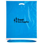 18" x 22" x 3" Oxo Reusable Fold-Over Reinforced Die Cut Bag Blue