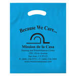 15" x 19" x 3" Fold Over Reinforced Bag Blue