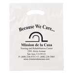 15" x 19" x 3" Fold Over Reinforced Bag Clear