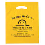 15" x 19" x 3" Fold Over Reinforced Bag Yellow (PMS-Yellow C)