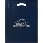 15" x 19" x 3" Fold Over Reinforced Bag Blue, Navy