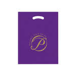 15" x 19" x 3" Fold Over Reinforced Bag Purple