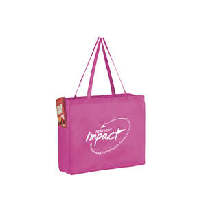 - Awareness Pink Non-Woven Over-the-Shoulder Tote Bag
