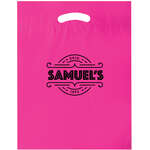 Fold-Over Reinforced Die Cut Bag Pink