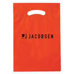 Fold Over Reinforced Die Cut Bag 9" x 13" Orange